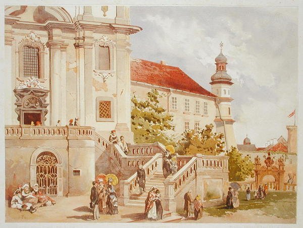 Kirche der SS. Michael und Paulin, Krakau, aus 