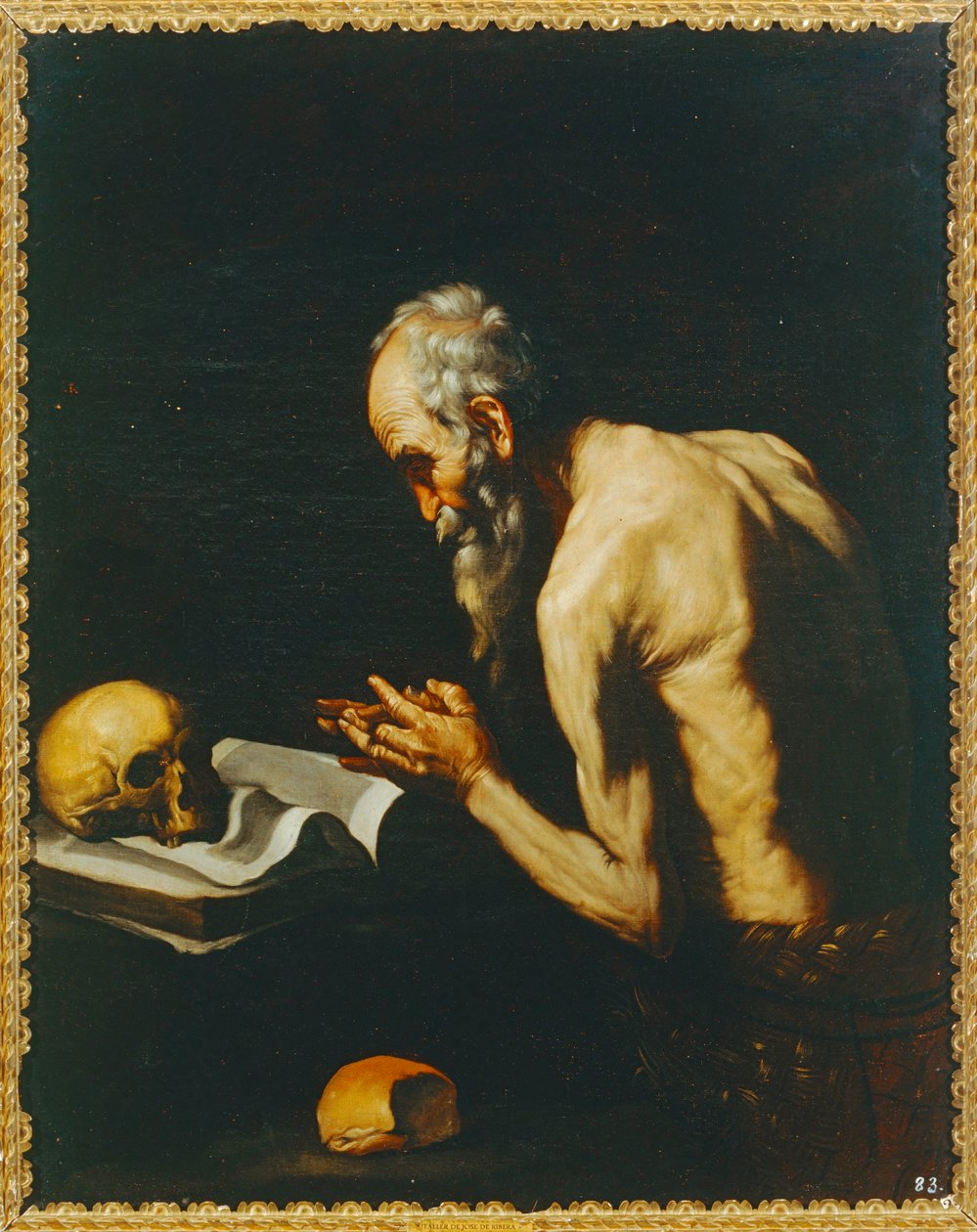 Kopie nach Ribera. Heiliger Paulus der Einsiedler von Jusepe de (1591 1652) Ribera