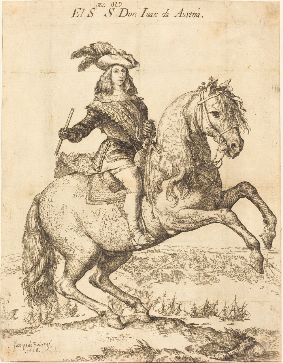 Reiterporträt von Don Juan de Austria von Jusepe de Ribera