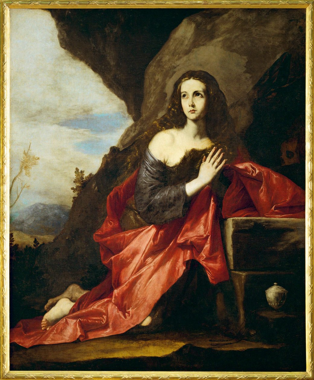 Heilige Maria Magdalena oder Heilige Tais von Jusepe de Ribera