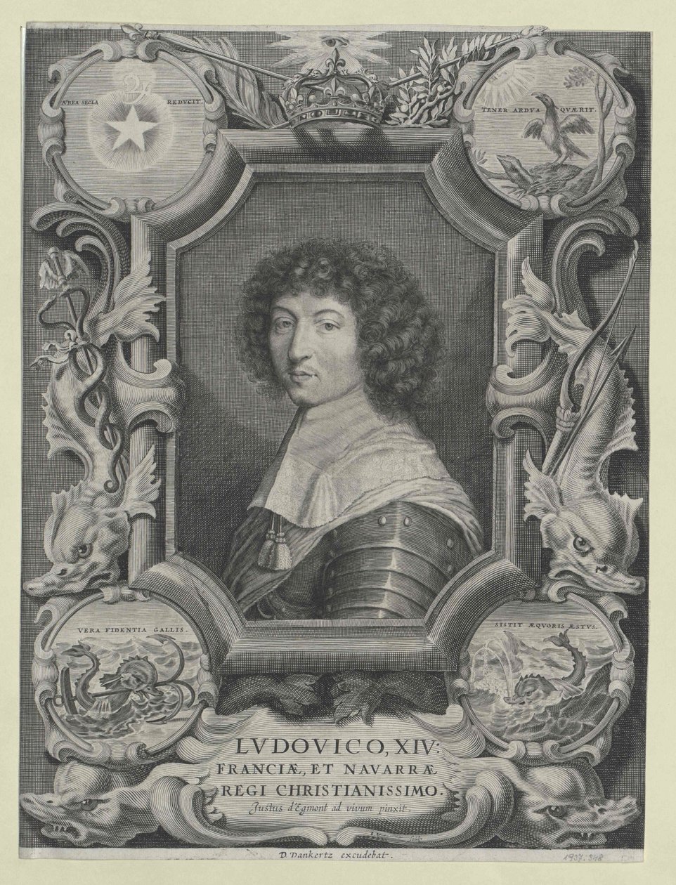 König von Frankreich Ludwig XIV. von Justus van Egmont