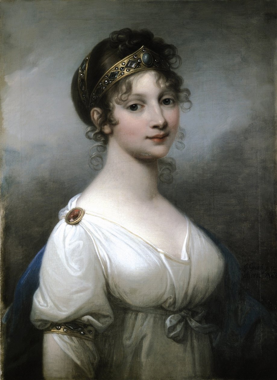 Porträt von Königin Luise von Preußen 1776-1810, 1802 von Józef Grassi