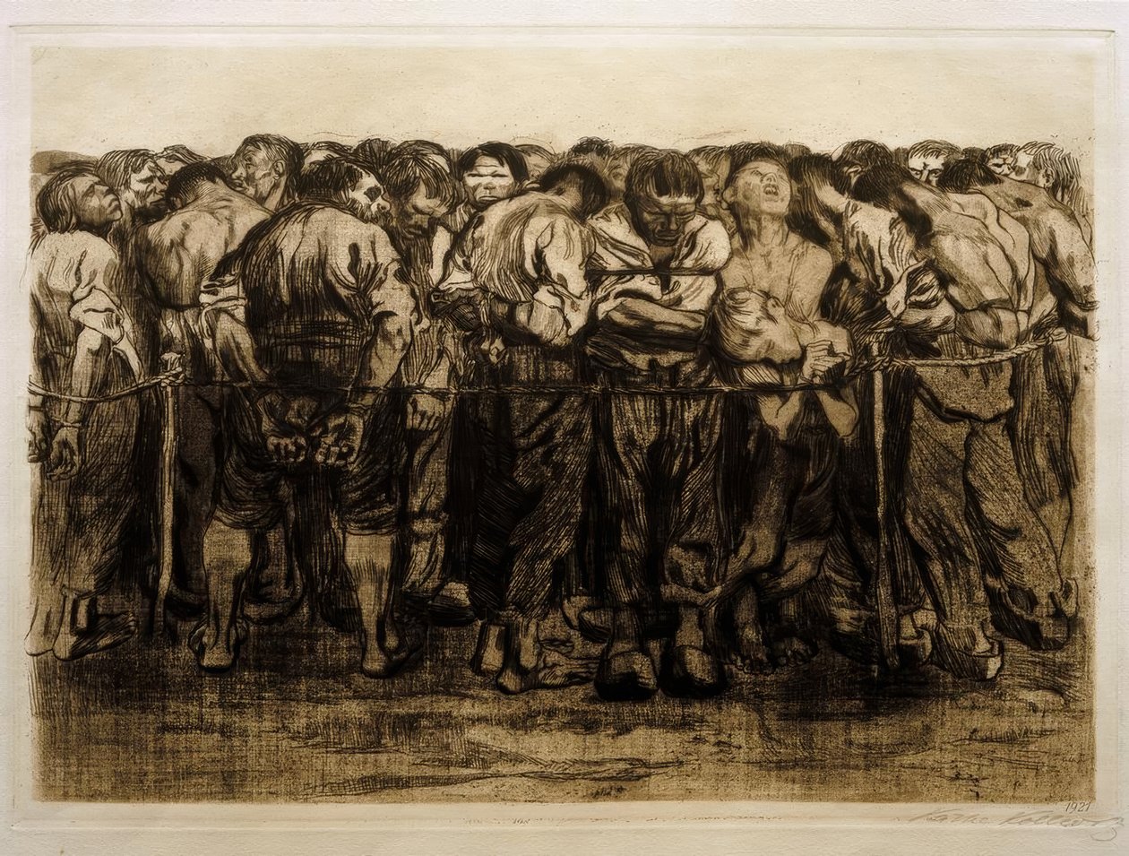 Die Gefangenen von Käthe Kollwitz