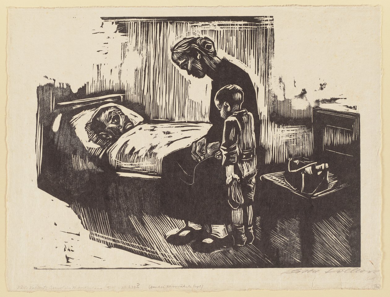 Besuch im Krankenhaus von Käthe Kollwitz
