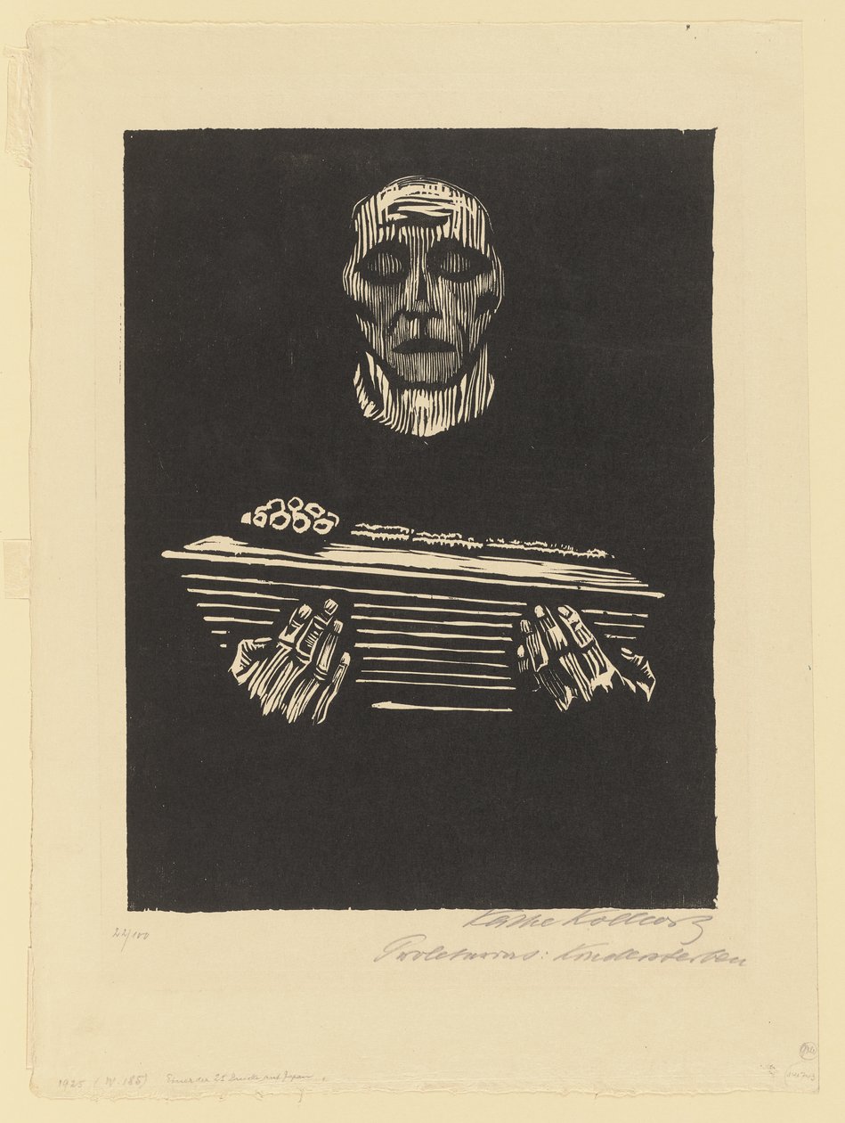 Blatt 3 der Folge „Proletariat“ von Käthe Kollwitz