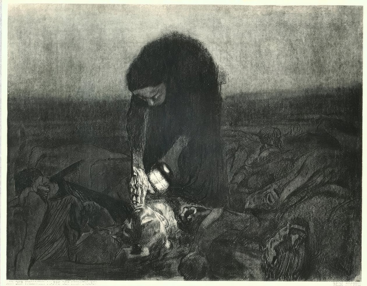 Schlachtfeld von Käthe Kollwitz