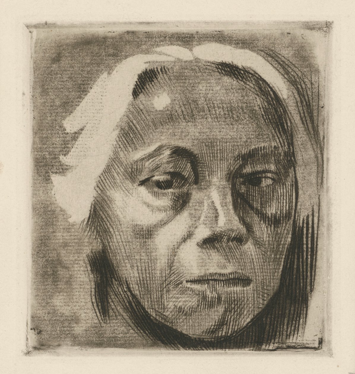 Selbstbildnis (Verworfene Fassung) von Käthe Kollwitz