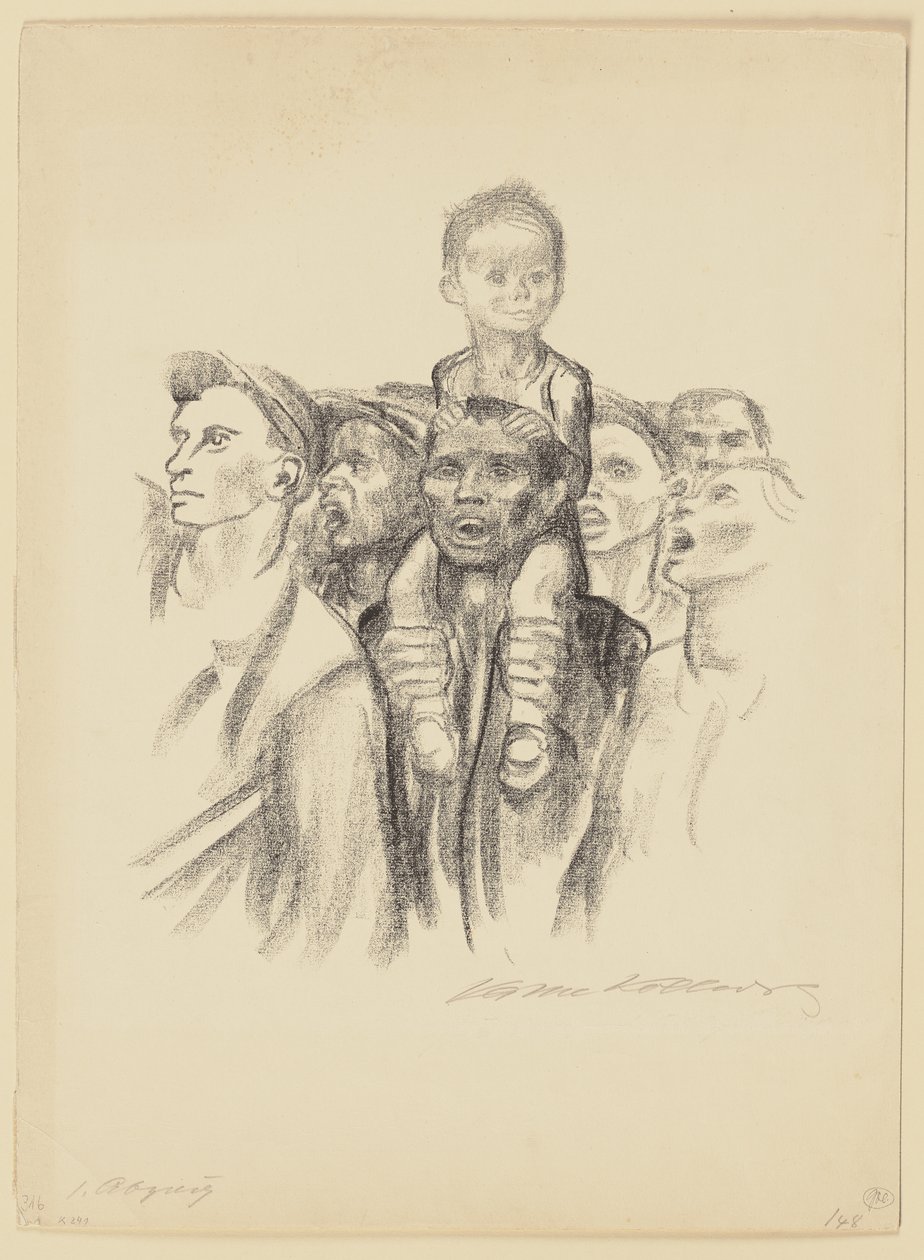 Verworfene Fassung von Käthe Kollwitz