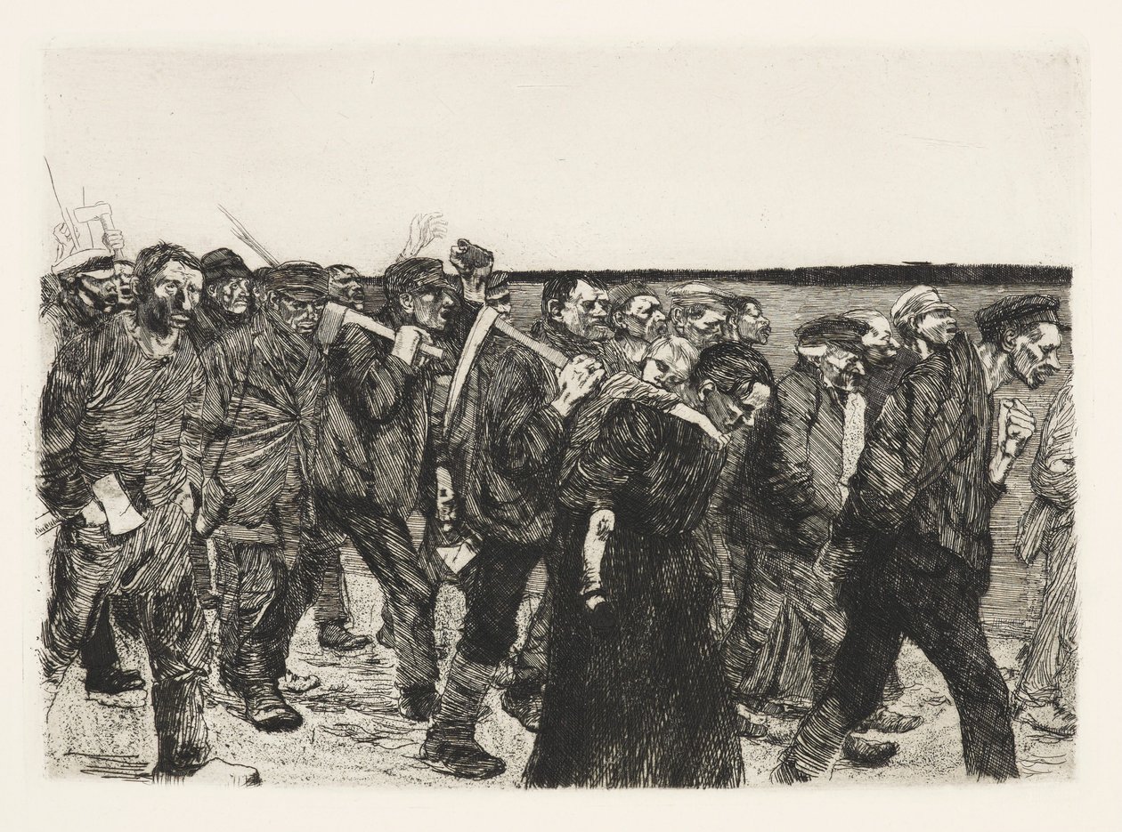 Weberzug von Käthe Kollwitz