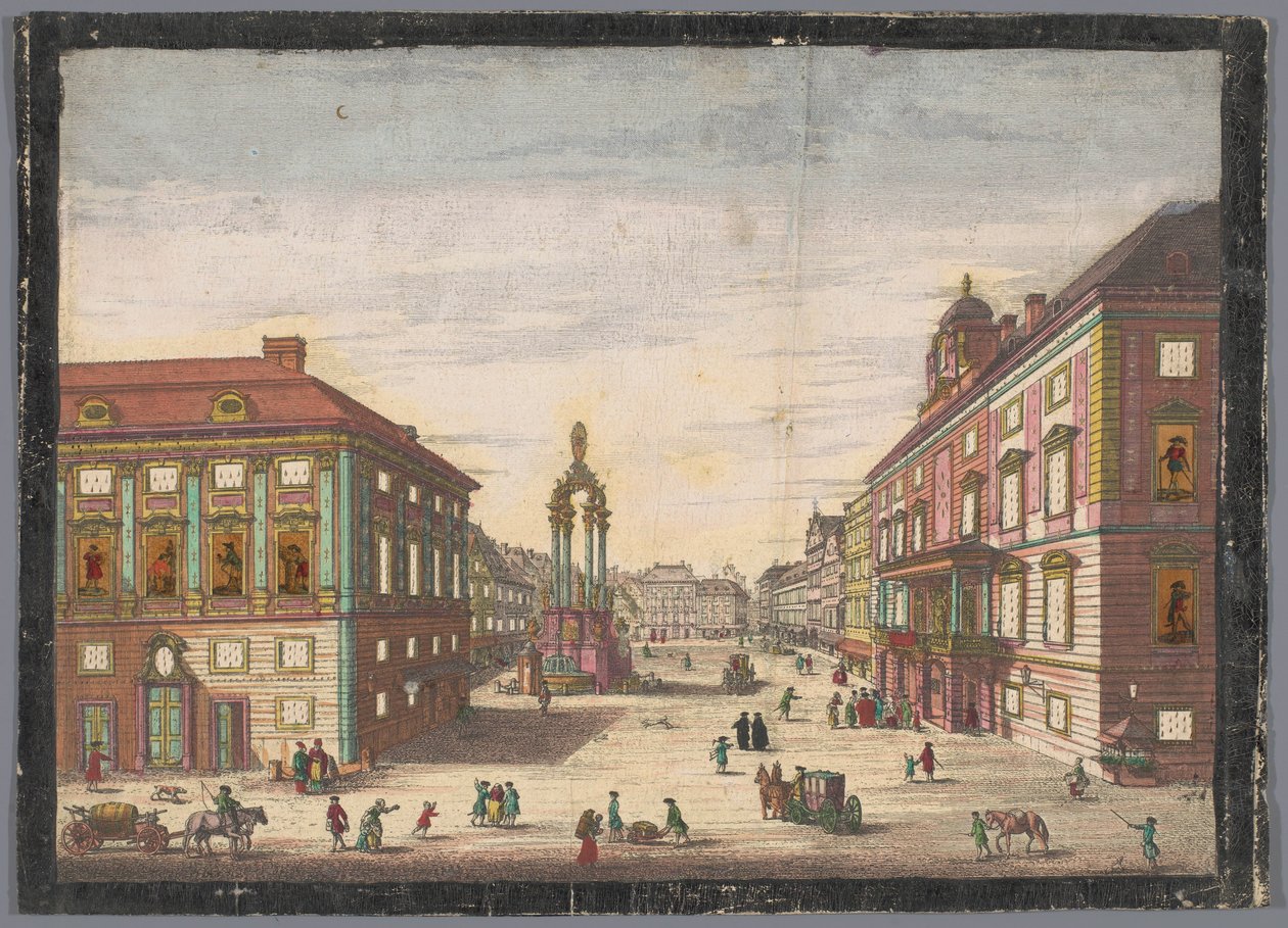 Ansicht des Hohe Markt in Wien von Kaiserlich Franziskische Akademie (possibly)