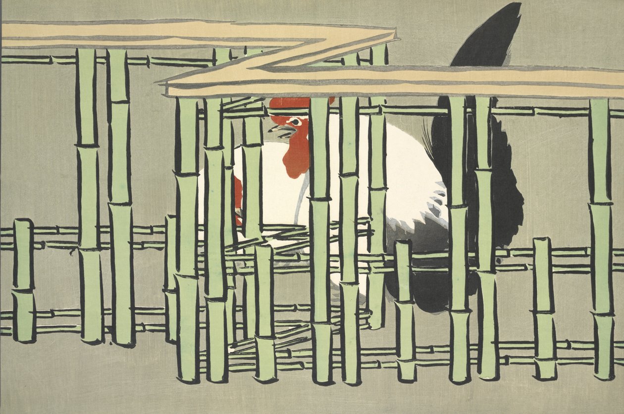Chabo, aus Momoyo-gusa von Kamisaka Sekka