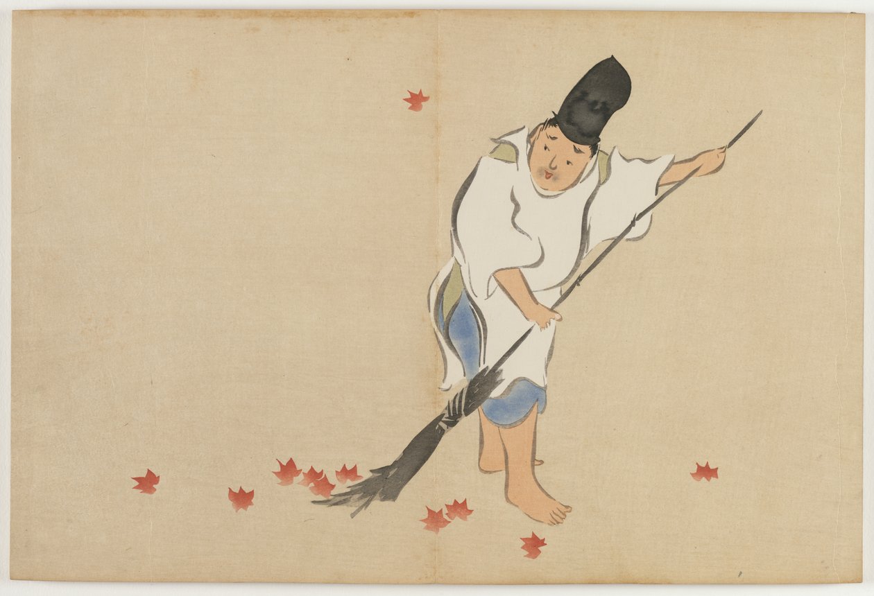 Blumen einer hundert Welten (Momoyogusa): Hofwache (Eishi) von Kamisaka Sekka