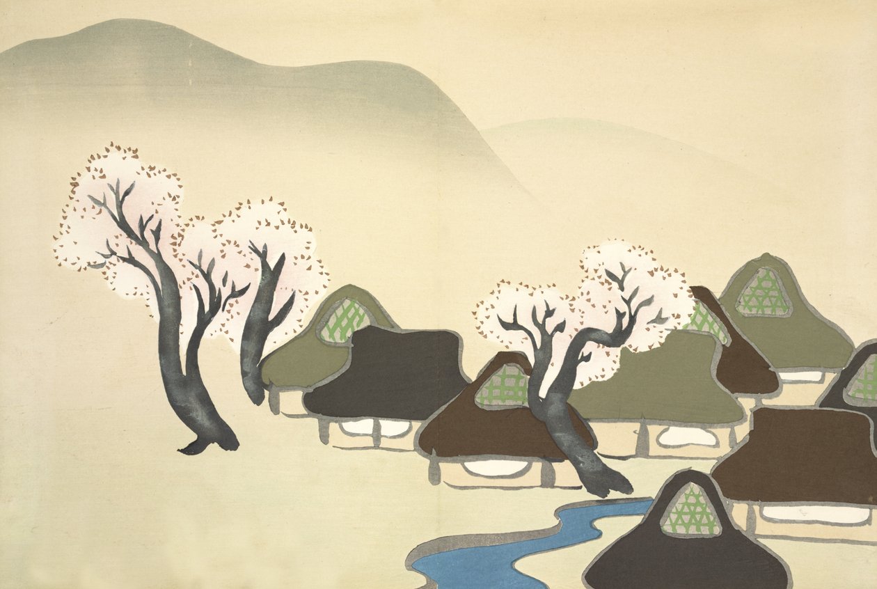 Haru No Denka, aus Momoyo-gusa von Kamisaka Sekka