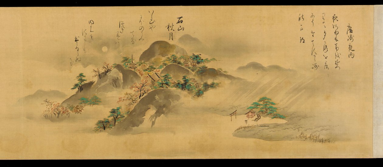Acht Ansichten der Provinz Omi von Kanō Tan’yū