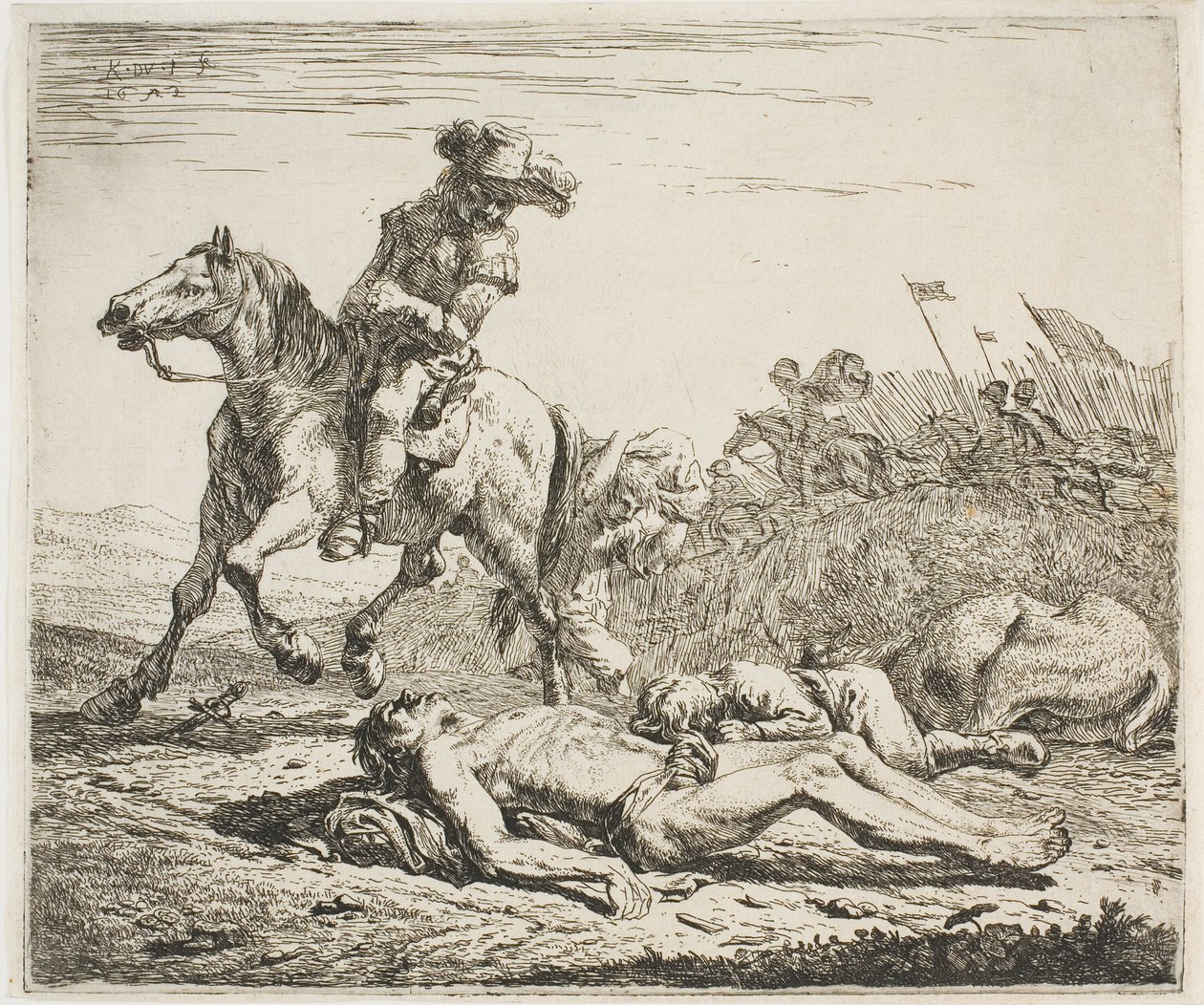 Das Schlachtfeld von Karel Dujardin