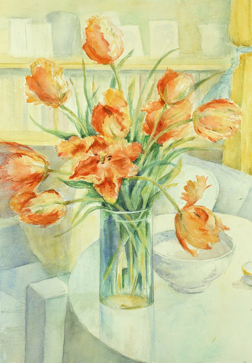 Künstlertulpen im Wohnzimmer von Karen Armitage
