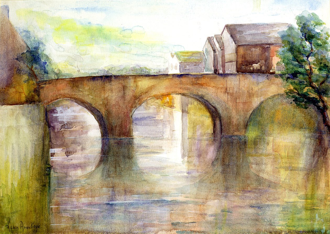 Fluss Arun, Sussex von Karen Armitage
