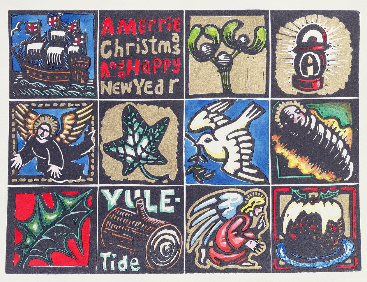 Weihnachtskarte, 1999 von Karen Cater