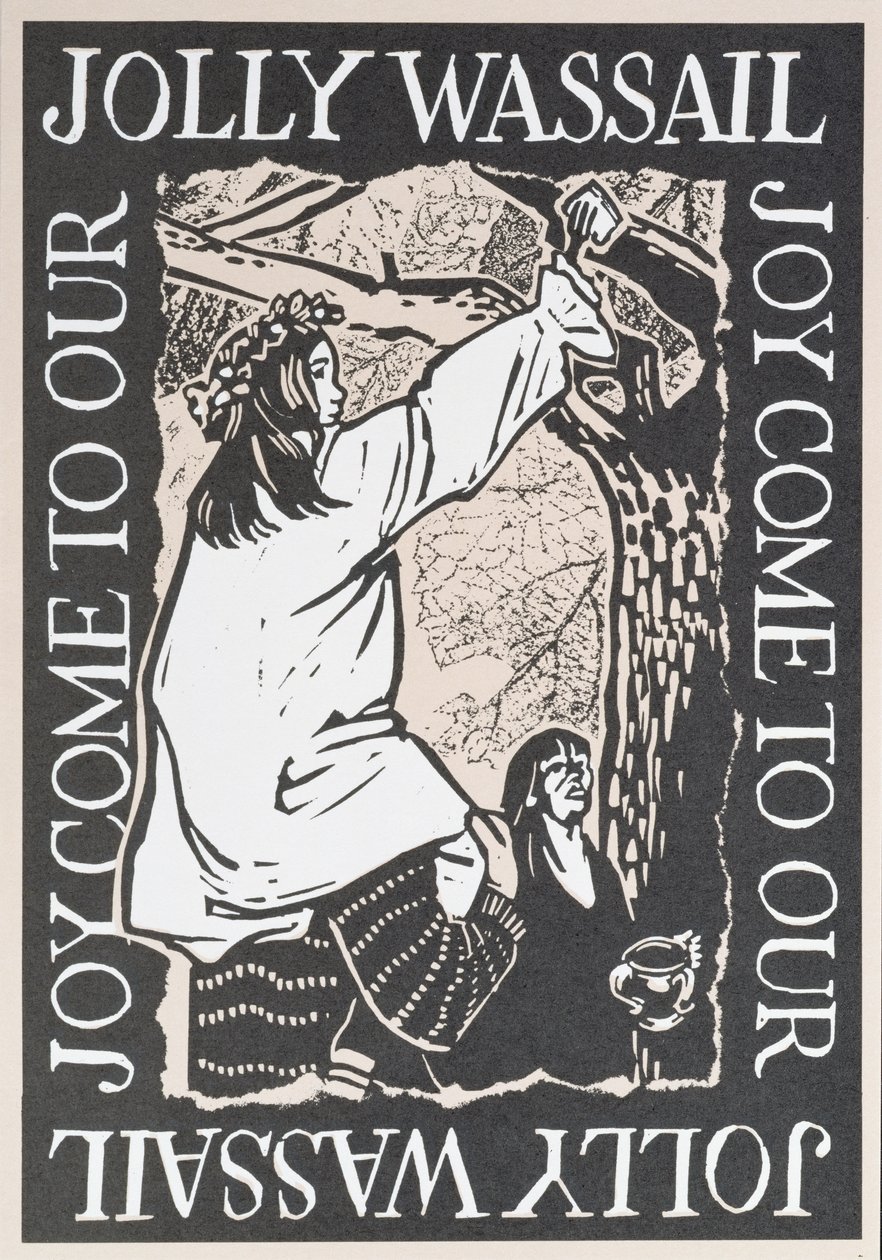 Freude kommt zu unserem fröhlichen Wassail, 1997 von Karen Cater
