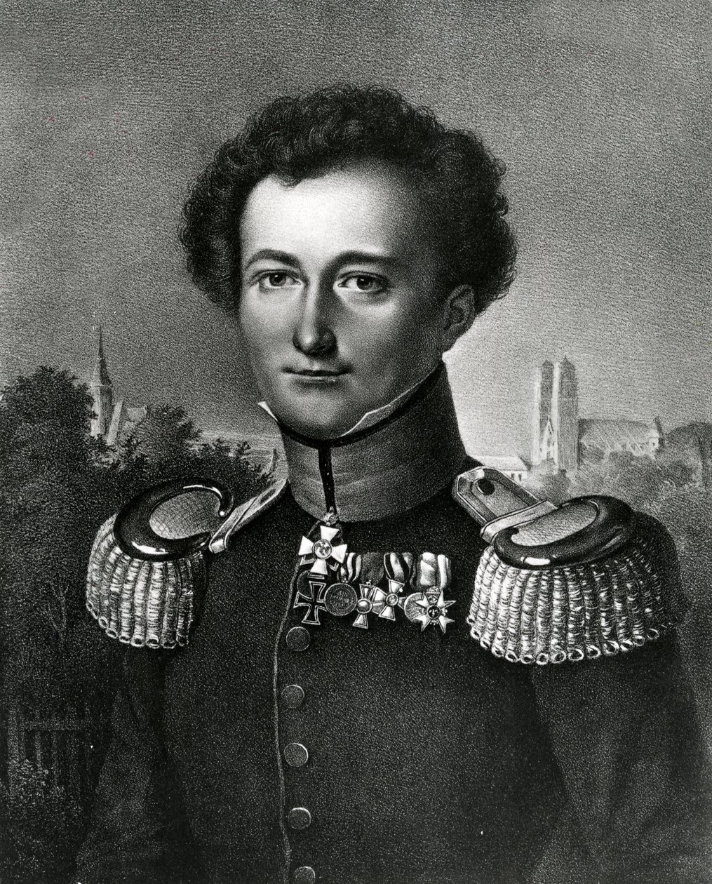 Carl von Clausewitz, Druck von F. Michelis von Karl Wilhelm Wach