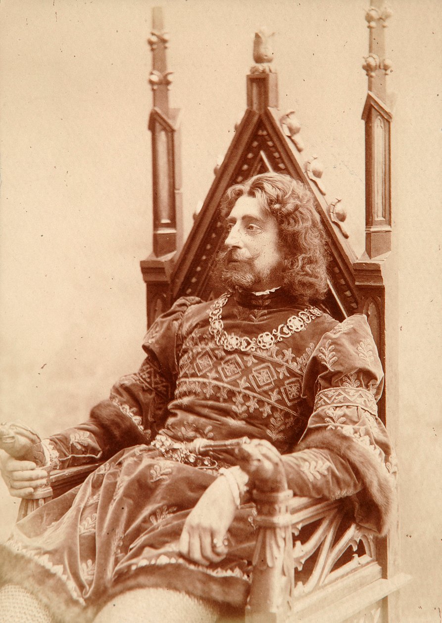 Großherzog Konstantin Konstantinowitsch von Russland als Hamlet von Karl August Fischer