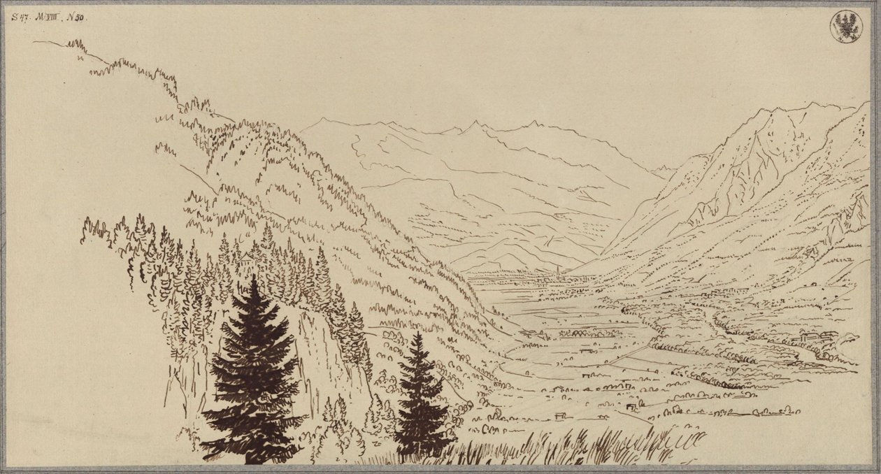 Das Gasteinertal von Karl Friedrich Schinkel