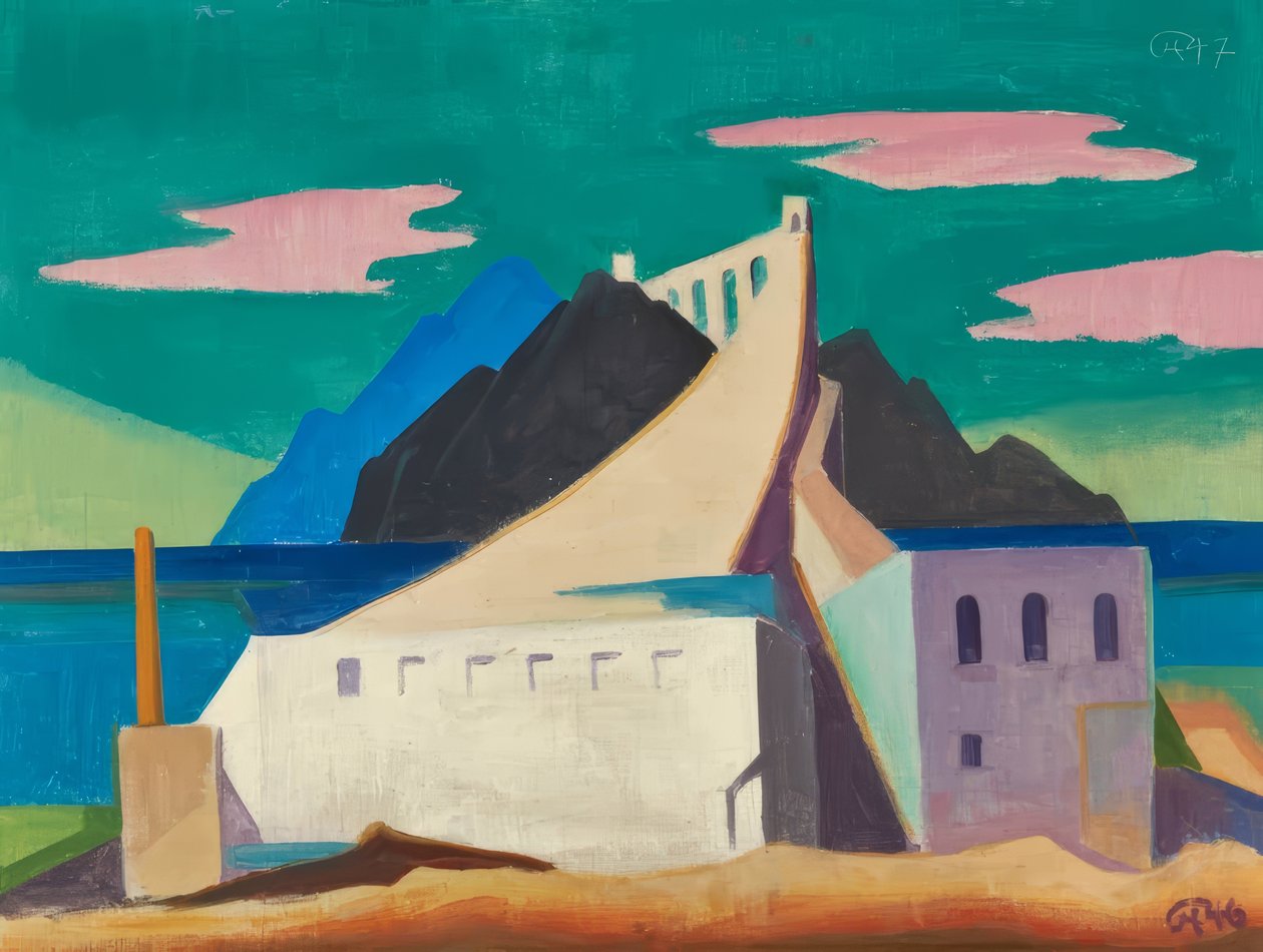 Die Brücke (2) von Karl Hofer