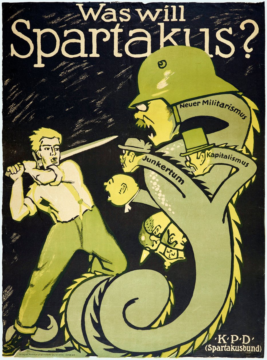 Deutsche Revolution 1918-1919 Der Spartakusbund von Karl Jakob Hirsch