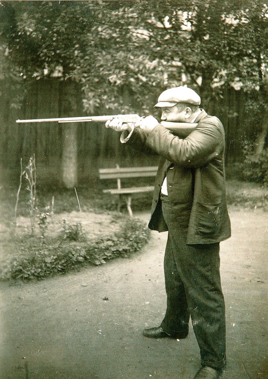 Autor Alexander Iwanowitsch Kuprin (Alexandre Ivanovitch Kouprine) (1870-1938) in Gatchina. von Karl Karlovich Bulla