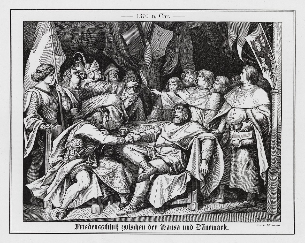 Friedensabkommen zwischen der Hanse und Dänemark von Karl Ludwig Adolf Ehrhardt