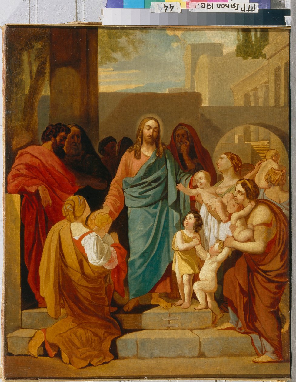 Christus segnet die Kinder von Karl Pavlovich Bryullov