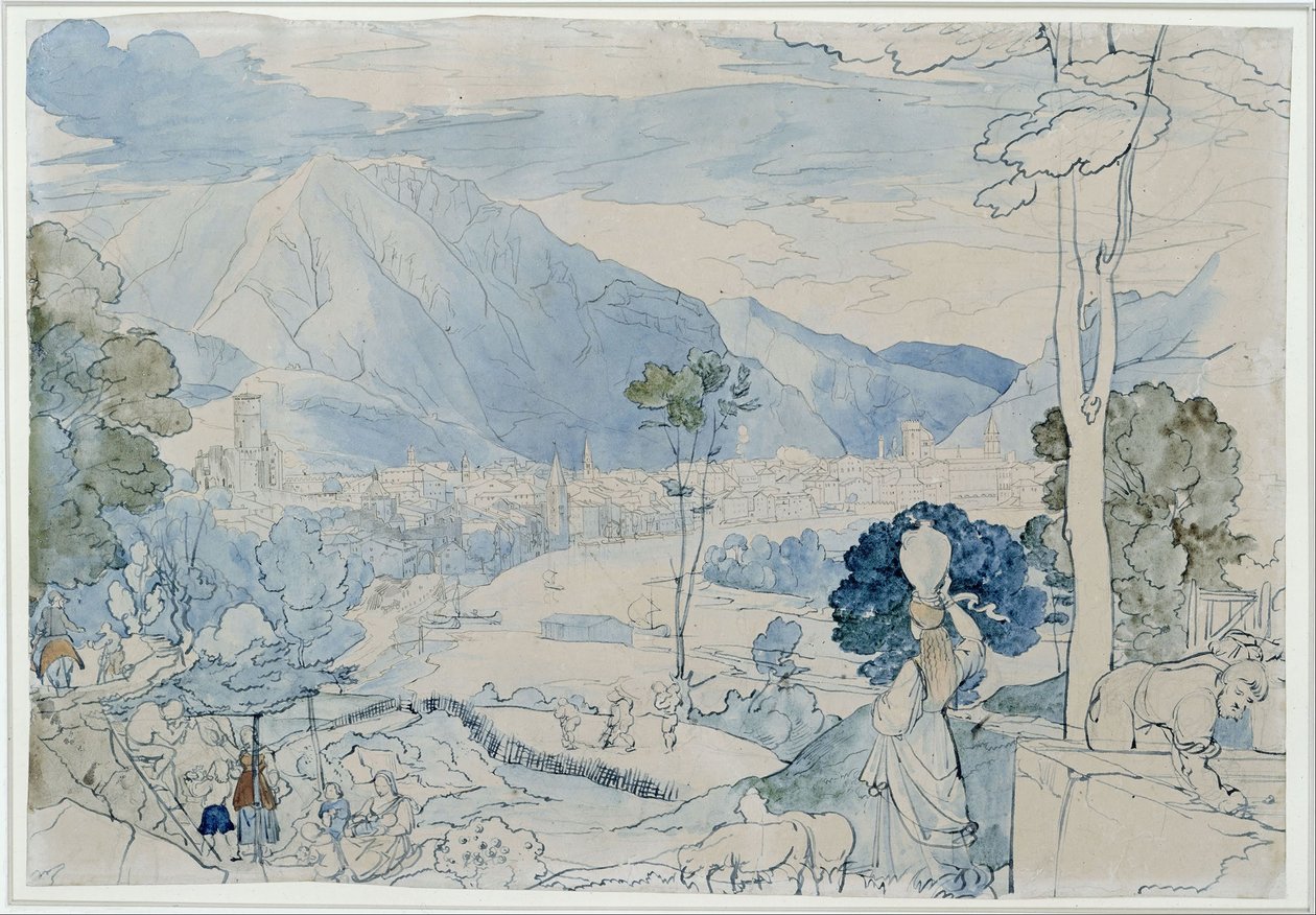 Ansicht von Trient von Karl Philipp Fohr