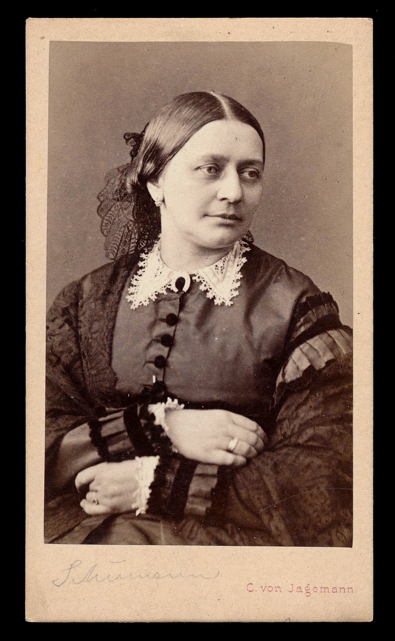 Porträt von Clara Schumann von Karl von Jagemann