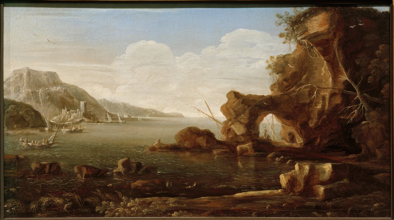 Mediterrane Küstenszene von Kaspar van Eyck