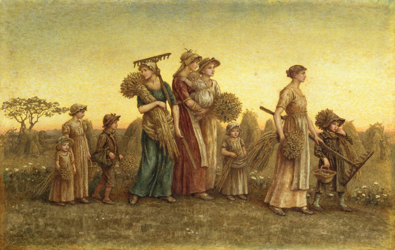 Nach Hause gehende Nachleser von Kate Greenaway