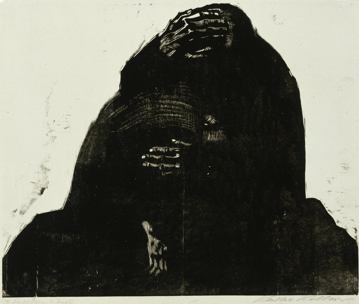 Die Eltern, Nummer III von Käthe Kollwitz