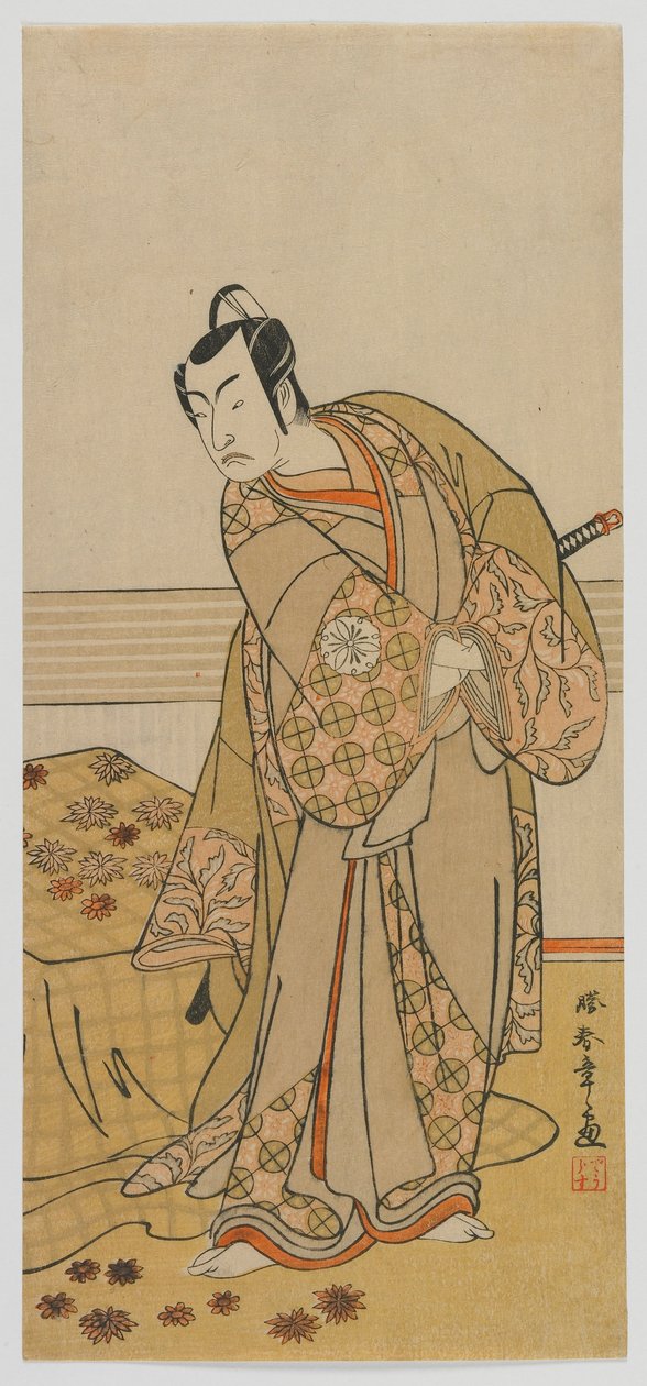 Der Schauspieler Matsumoto Koshiro IV, Edo-Periode, späte 1770er Jahre von Katsukawa Shunsho