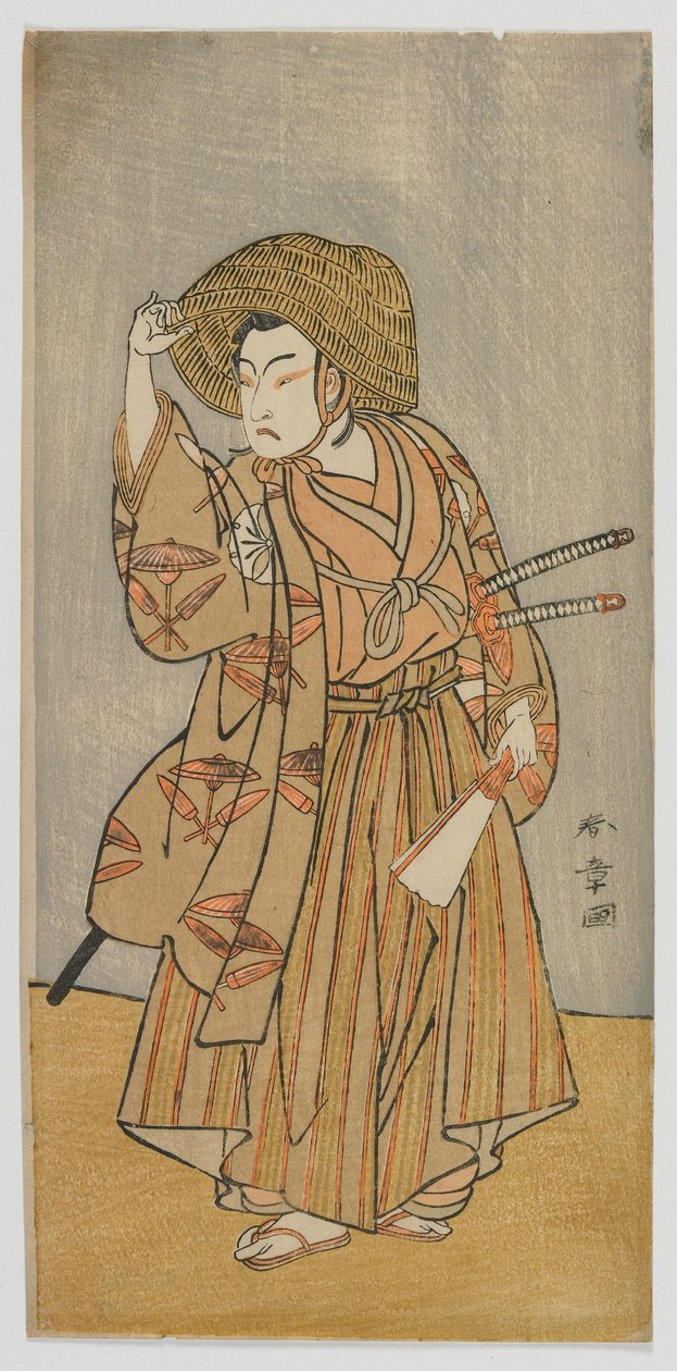 Der Schauspieler Matsumoto Koshiro IV als Nagoya Sanzaburo, Edo-Periode von Katsukawa Shunsho