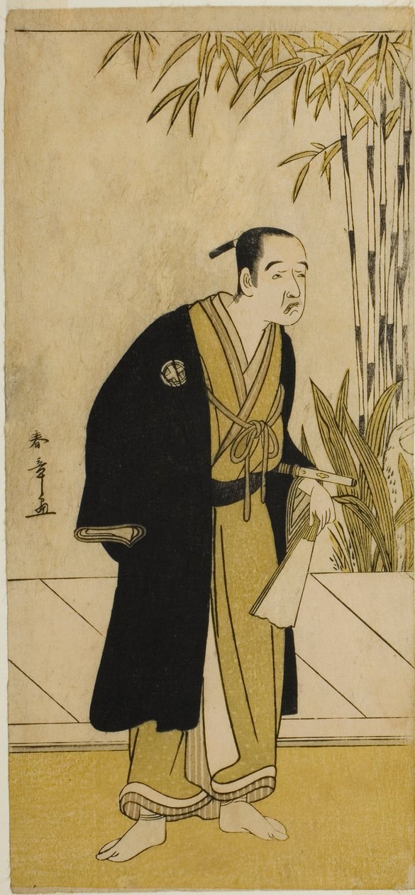 Der Schauspieler Otani Tomoemon I als Kajino Choan (?) im Stück Hono Nitta Daimyojin (?), aufgeführt im Morita Theater (?) im siebten Monat, 1777 von Katsukawa Shunsho