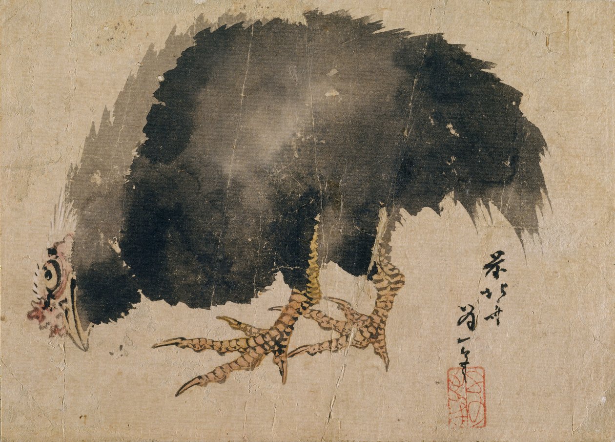 Album von Skizzen von Katsushika Hokusai und seinen Schülern, 19. Jahrhundert von Katsushika Hokusai