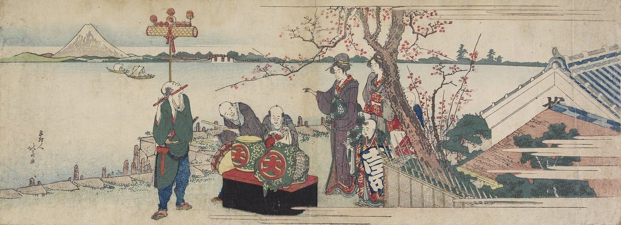Daikagura-Darsteller von Katsushika Hokusai