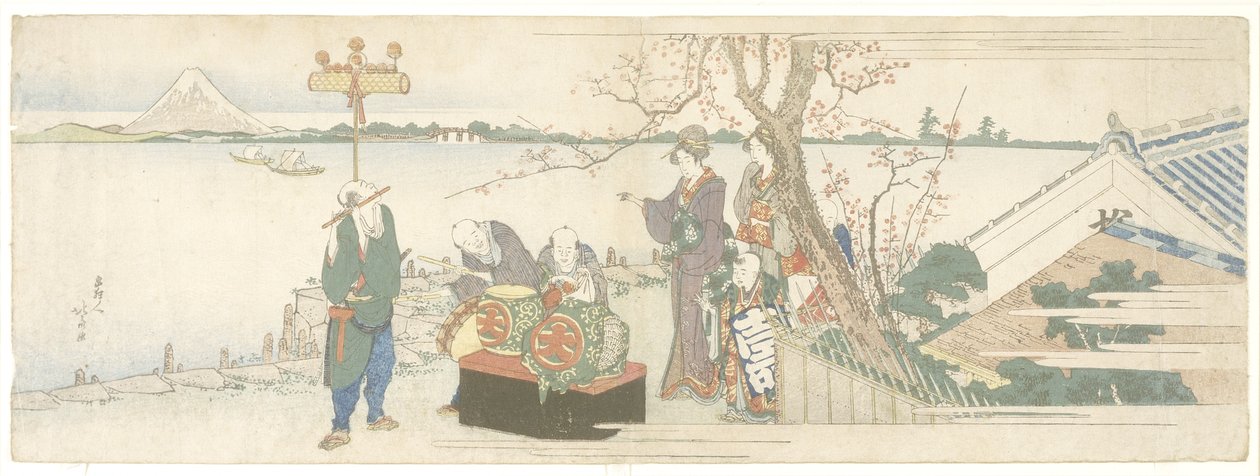 Daikagura-Darsteller, 1801-1805 von Katsushika Hokusai