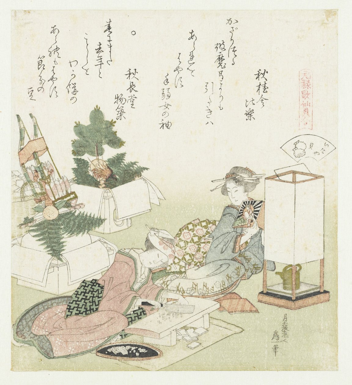 Itayagai von Katsushika Hokusai