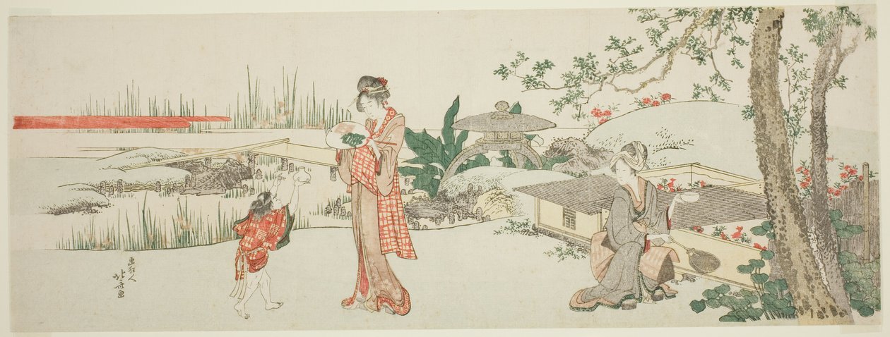 Goldfischverkäufer von Katsushika Hokusai