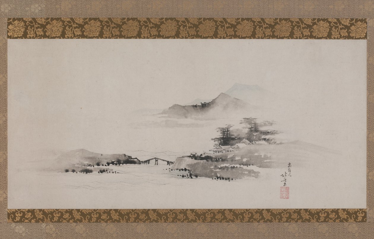 Landschaft, Edo-Periode, ca. 1801-02 von Katsushika Hokusai