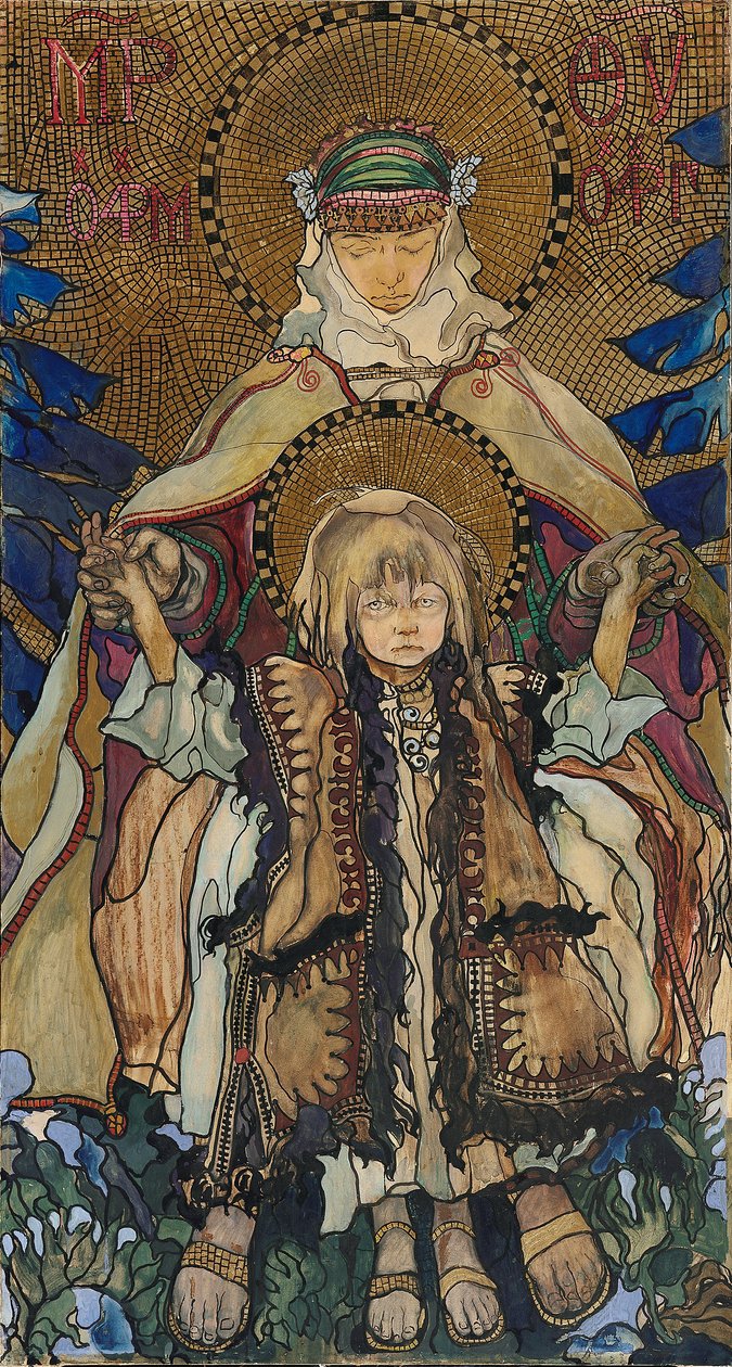 Die Huzulische Madonna von Kazimierz Sichulski