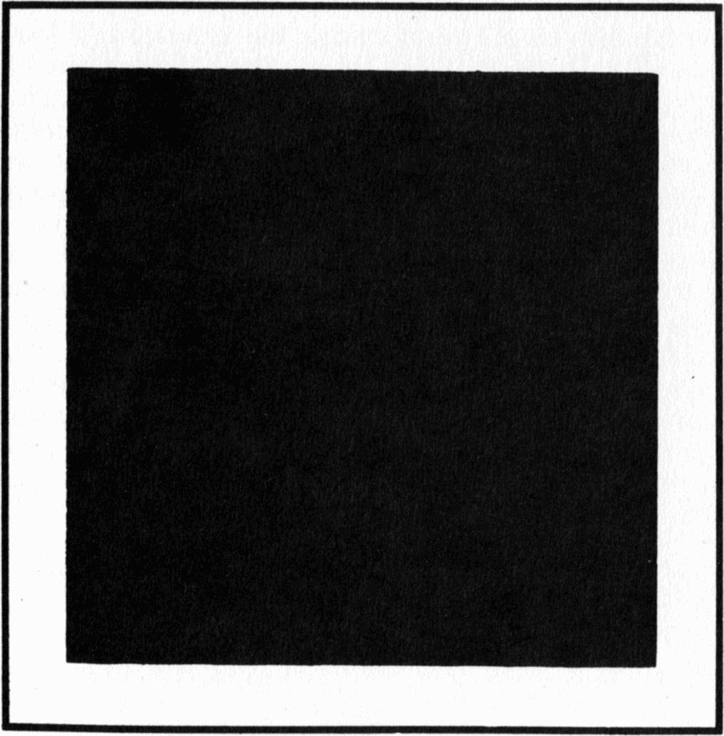 Schwarzes Quadrat von Kazimir Severinovich Malevich