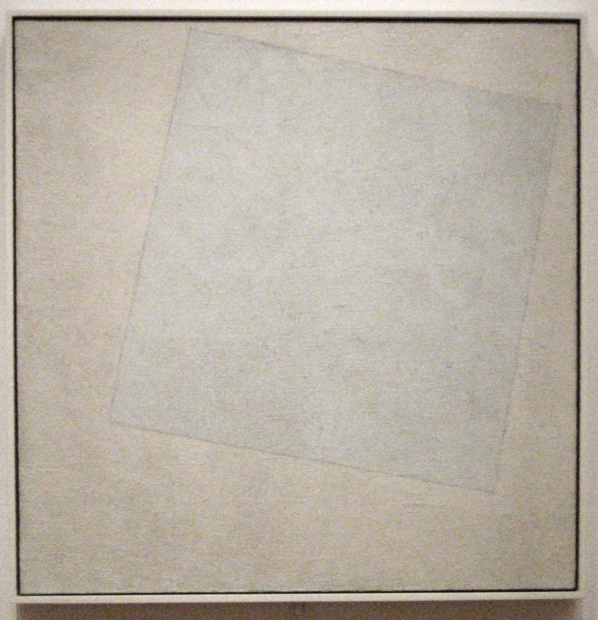 Suprematistische Komposition: Weiß auf Weiß von Kazimir Severinovich Malevich
