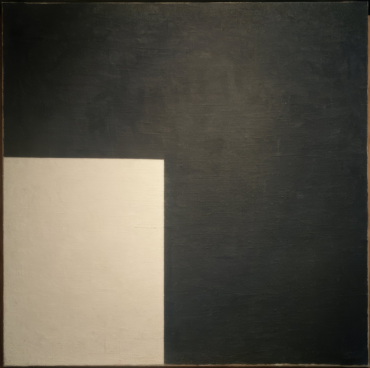 Schwarz und Weiß. Suprematistische Komposition von Kazimir Severinovich Malevich