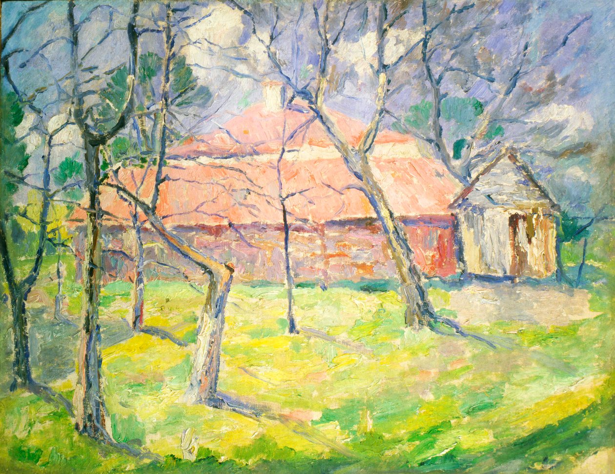 Landschaft bei Kiew, 1930 von Kazimir Severinovich Malevich